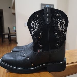 Justin Gypsy Mandra Black Cowgirl Boots